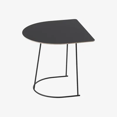 Nordic Nest Muuto Airy sofa table half size Black