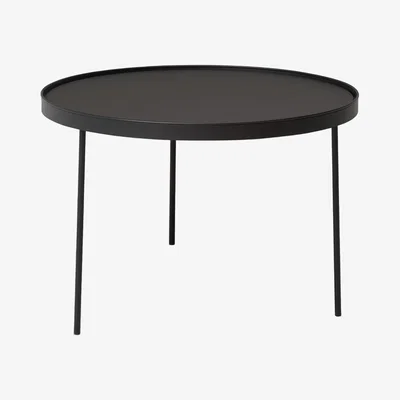Nordic Nest Northern Stalk coffee table black large Ø74 cm H:50 cm