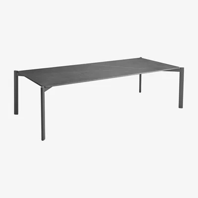 Nordic Nest Brafab Hallavara coffee table Anthracite 66x146 cm