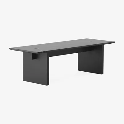 Nordic Nest Normann Copenhagen Solid Table coffee table 130x385x40 cm Black