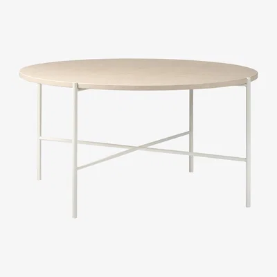Nordic Nest 1898 Aplaryd coffee table 90 cm Beige limestone