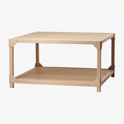 Nordic Nest Gärsnäs Bleck coffee table 75x75 cm veneer Beech-natural