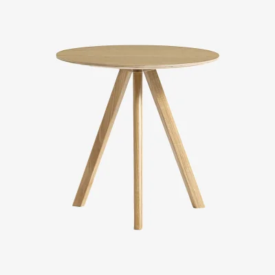 Nordic Nest HAY CPH20 2.0 coffee table Ø50 cm Lacquered oak-oak veneer