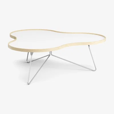 Nordic Nest Swedese Flower table 107x114 cm H39 cm birch laquered