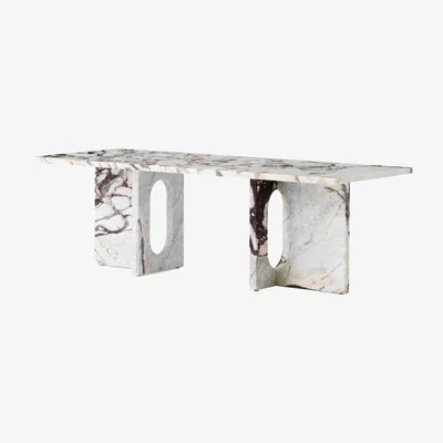 Nordic Nest MENU Androgyne lounge table Calacatta viola
