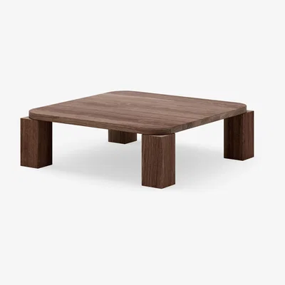 Nordic Nest New Works Atlas coffee table 82x82 cm Smoked Oak