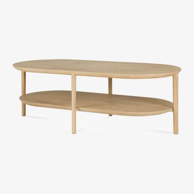 Nordic Nest Ethnicraft Bok coffee table Oak 120x60 cm