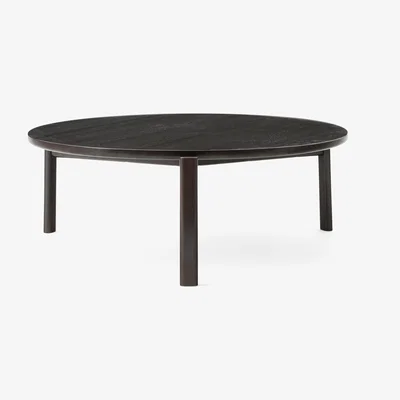 Nordic Nest MENU Passage coffee table Ø90 cm Dark-coated oak