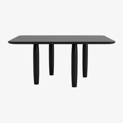 Nordic Nest NORR11 Oku coffee table Black oak 80x80 cm