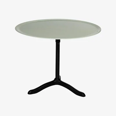 Nordic Nest Källemo Cassis coffee table Ø47 cm Black anodized aluminum-surf green