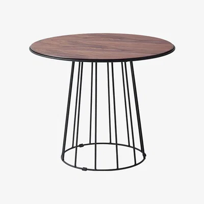 Nordic Nest 1898 Lidhem coffee table Ø50 cm Walnut