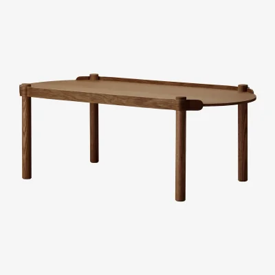 Nordic Nest Cooee Design Woody table 50x105 cm Dark stained oak