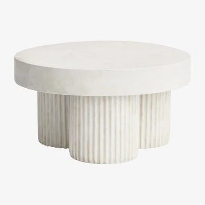 Nordic Nest NORR11 Gear coffee table low Ø70 cm Chalk