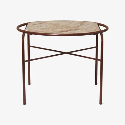 Nordic Nest Warm Nordic Secant coffee table marble Ø60 cm Soft rose