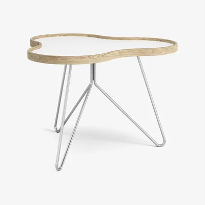 Nordic Nest Swedese Flower table 62x66 cm H45 cm Oak laquered