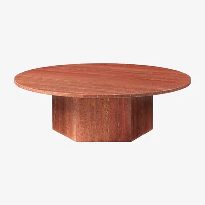 Nordic Nest Gubi Epic coffee table Red ø110