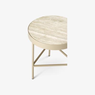 Nordic Nest ferm LIVING Travertine coffee table Ø40 cm Cashmere