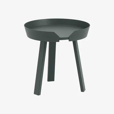 Nordic Nest Muuto Around table small Dark green