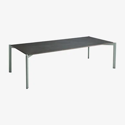Nordic Nest Brafab Hallavara coffee table Dusty green 66x146 cm