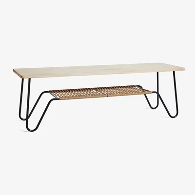 Nordic Nest Mavis Marcel coffee table oiled rustic oak 160x50