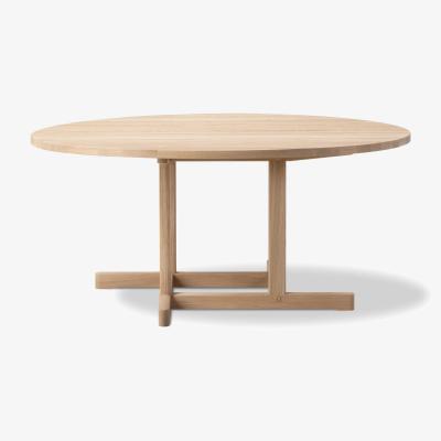Nordic Nest Fredericia Furniture BM80 Mogensen Coffee Table coffee table Ø120 cm Soaped oak