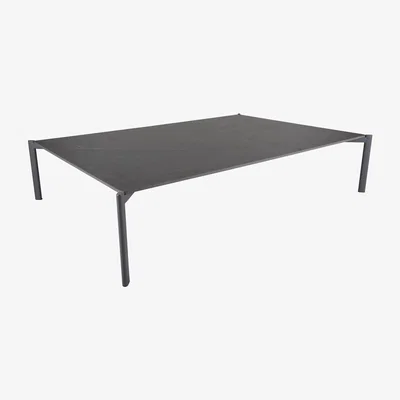Nordic Nest Brafab Hallavara coffee table Anthracite 112x162 cm