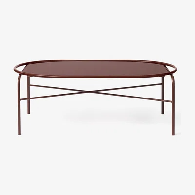 Nordic Nest Warm Nordic Secant oval coffee table Redish