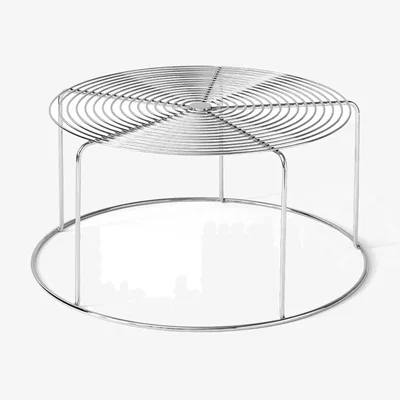 Nordic Nest &Tradition WIre VP17 coffee table Stainless steel Ø74x36 cm