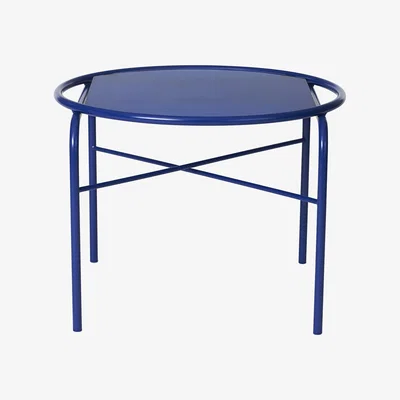 Nordic Nest Warm Nordic Secant coffee table Ø60 cm Cobalt blue