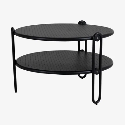 Nordic Nest Brafab Blixt coffee table Black Ø65 cm