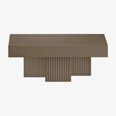 Nordic Nest NORR11 Gear coffee table Clay 100x100 cm