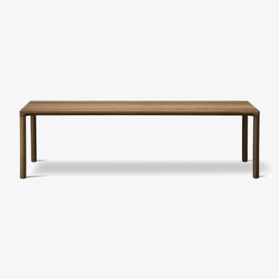 Nordic Nest Fredericia Furniture Piloti 6715 coffee table Smoked oak-height 35 cm