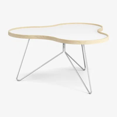 Nordic Nest Swedese Flower table 84x90 cm H45 cm birch laquered