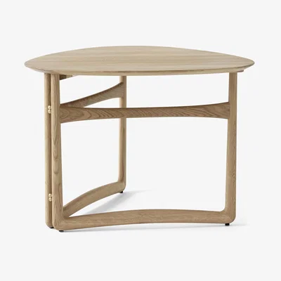 Nordic Nest &Tradition Drop Leaf coffee tableHM5 White oiled oak
