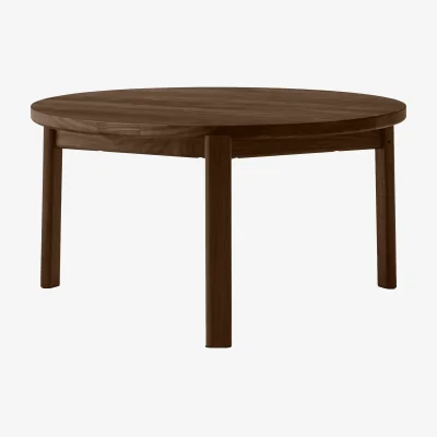 Nordic Nest Audo Copenhagen Passage coffee table Dark-stained oak Ø70 cm