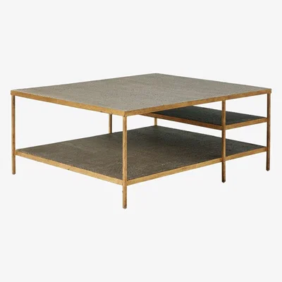 OKA Baricella Rattan Coffee Table - Natural