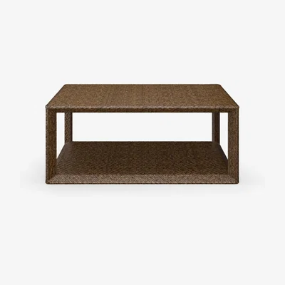OKA OKA, Kerung Coffee Table - Antique Brown, Coffee Tables, Rattan/Rubber Wood