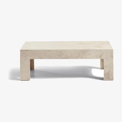 OKA OKA, Seaford Coffee Table - Travertine, Coffee Tables, Stone