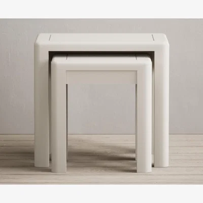 Oak&More Harper Soft White Painted Nest Of Tables