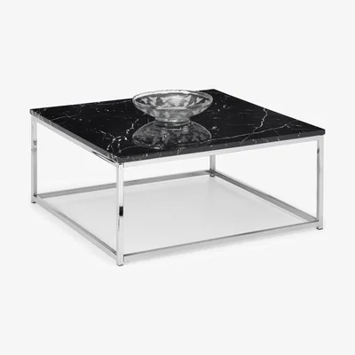 Oak&More Scala Square Black Marble Coffee Table