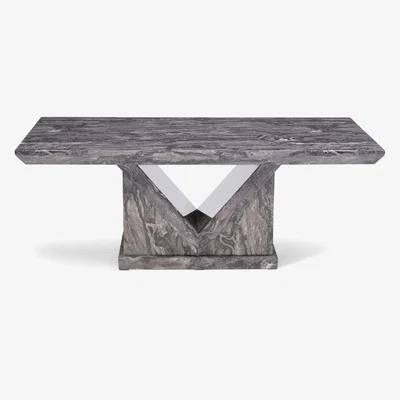 Oak&More Mocha Grey Marble Coffee Table