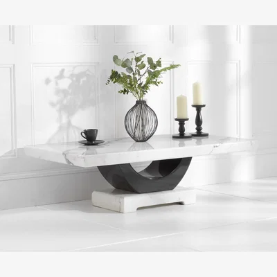Oak&More Novara White Marble Coffee Table