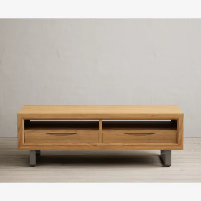 Oak&More Parker Solid Oak 4 Drawer Coffee Table