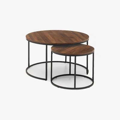 Oak&More Bellini Round Nesting Coffee Table