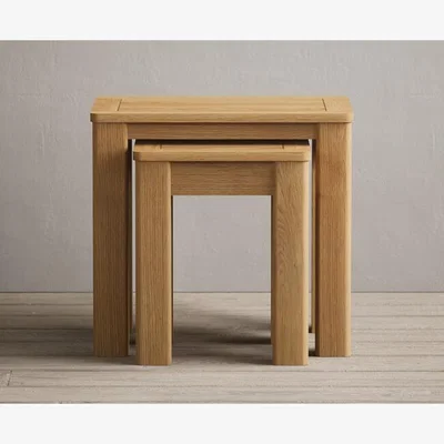 Oak&More Eclipse Solid Oak Nest Of Tables