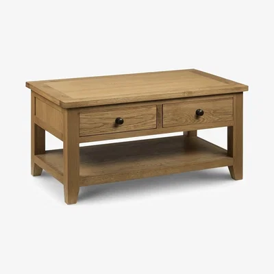 Oak&More Medford Oak 2 Drawer Coffee Table