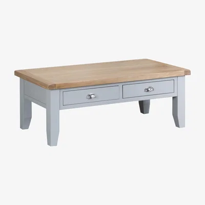 Oak&More Willow Oak and Grey Large Coffee Table