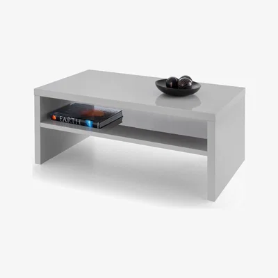 Oak&More Metro High Gloss Coffee Table Grey