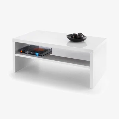 Oak&More Metro High Gloss Coffee Table White