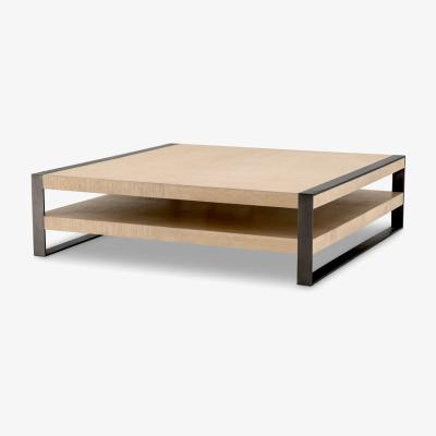 Olivia's Eichholtz Guinness Coffee Table in Natural Oak Veneer